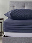 Σεντόνι με Λάστιχο Cannon Imperial 200TC 180X200+40 / Blue Indigo